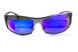 Картинка Очки защитные Global Vision BAD-ASS-1 GunMetal (G-Tech™ blue) синие зеркальные 1БЕД1-ГМ90 - Спортивные очки Global Vision