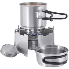 Зображення Спиртовая горелка с котелком Tatonka Alcohol Burner Set (TAT 4133.000) TAT 4133.000 - Системи приготування їжі Tatonka