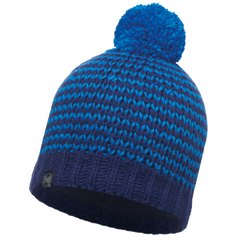 Картинка Шапка Buff Knitted & Polar Hat Dorn, Blue (BU 113584.707.10.00) BU 113584.707.10.00 - Шапки Buff