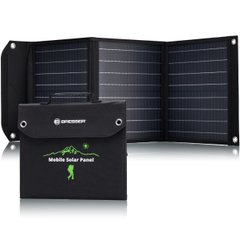 Картинка Портативний зарядний пристрій сонячна панель Bresser Mobile Solar Charger 40 Watt USB DC (3810040) 930149   раздел Зарядные устройства