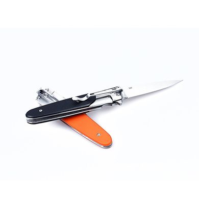Картинка Нож складной карманный Ganzo G743-1-OR (Frame lock, 87/200 мм) G743-1-OR - Ножи Ganzo
