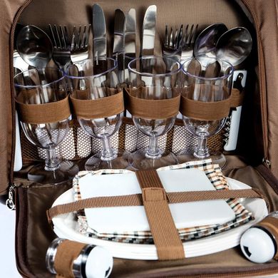 Зображення Набір посуду для пікніка для 4-х чоловік Ranger Yodo (RA 9915) RA 9915 - Набори для пикніку Ranger
