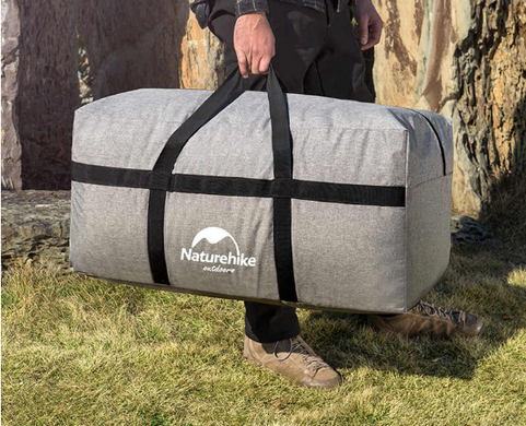 Зображення Сумка для зберігання портативна Naturehike NH17S021-L, 100 л, сірий 6927595724903 - Дорожні рюкзаки та сумки Naturehike