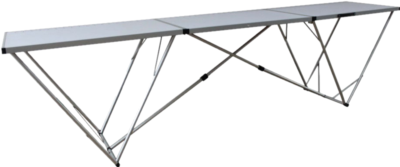 Картинка Большой складной тройной стол для пикника Tramp TRF-007, (298х60х80см) TRF-007 - Раскладные столы Tramp