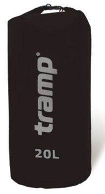 Картинка Гермомешок Tramp Nylon PVC 20 черный TRA-102-black TRA-102-black - Гермомешки и гермопакеты Tramp
