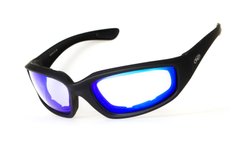 Картинка Очки защитные фотохромные Global Vision KICKBACK Photochromic (G-Tech™ blue) фотохромные синие зеркальные 1КИК24-90 - Фотохромные очки хамелеоны Global Vision