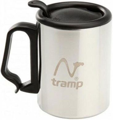 Картинка Термокружка с поилкой Tramp 300мл серый TRC-018 TRC-018 - Походные кухонные принадлежности Tramp