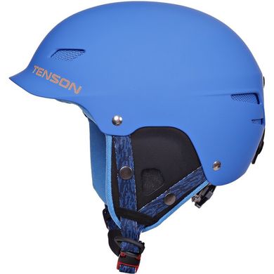 Картинка Подростковый горнолыжный шлем с механизмом регулировки Tenson Park Jr bright blue 52-56 (5011356-530) 5011356-530 - Шлемы горнолыжные Tenson