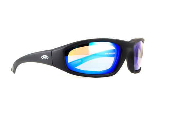Зображення Окуляри захистні фотохромные Global Vision KICKBACK Photochromic G-Tech™ blue (1КИК24-90) 1КИК24-90 - Фотохромні захисні окуляри Global Vision