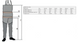 Картинка Полукомбинезон забродный Norfin WHITEWATER 14000мм (сапоги) / 43 81247-43 - Забродные штаны и ботинки Norfin
