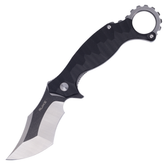 Картинка Нож складной туристический Ruike P881-B1 (Liner Lock, 76/202 мм, Kerambit) P881-B1 - Ножи Ruike
