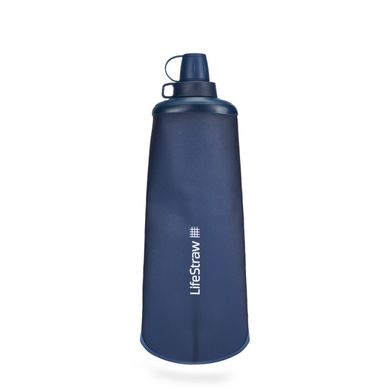 Зображення Пляшка-фільтр для води LifeStraw Peak Squeeze, 1 л, Mountain Blue (LSW LSPSF1MBWW) LSW LSPSF1MBWW - Фільтри для води LifeStraw