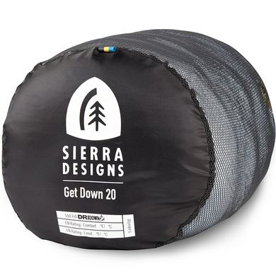 Зображення Трисезонний пуховий жіночий спальник Sierra Designs Get Down 550F 20 Regular W (70614621W) 70614621W - Спальні мішки Sierra Designs