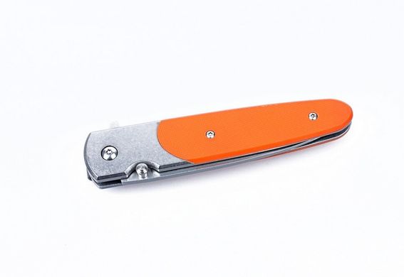 Картинка Нож складной карманный Ganzo G743-2-OR (Frame lock, 87/200 мм) G743-2-OR - Ножи Ganzo
