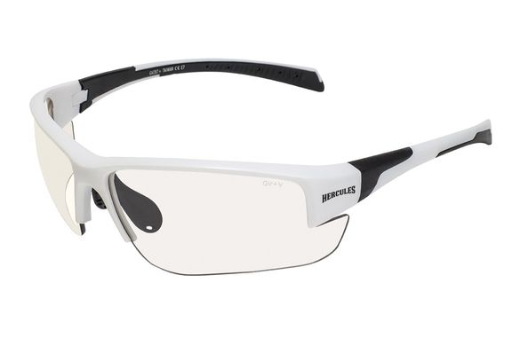 Зображення Фотохромні захисні окуляри Global Vision Eyewear HERCULES 7 WHITE Clear (1ГЕР724-Б10) 1ГЕР724-Б10 - Фотохромні захисні окуляри Global Vision