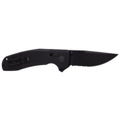 Картинка Розкладной нож SOG TAC XR, Black/Partially Serrated (SOG 12-38-03-41) SOG 12-38-03-41 - Ножи SOG