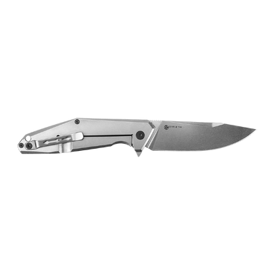 Картинка Нож складной карманный Ruike D191-B (Frame lock, 92/219 мм, сірий) D191-B - Ножи Ruike