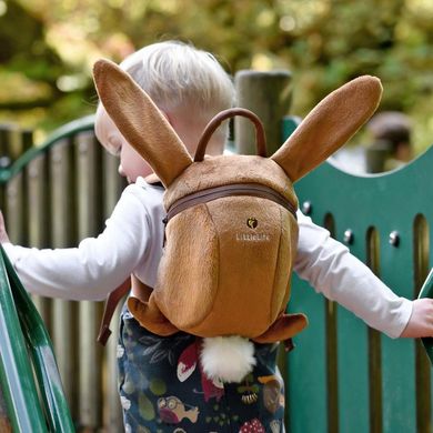 Зображення Рюкзак дитячий з повідцем Little Life Animal Toddler 2л на вік 1-3 роки, кролик (10840) 10840 - Дитячі рюкзаки Little Life