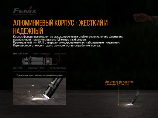 Зображення Ліхтар ручний Fenix PD36R+ліхтар ручний Fenix E01 V2.0 у подарунок PD36RE01V20 - Ручні ліхтарі Fenix