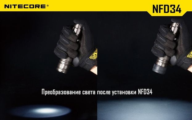 Картинка Фильтр Nitecore NFD34, белый 6-1067 - Аксессуары для фонарей Nitecore
