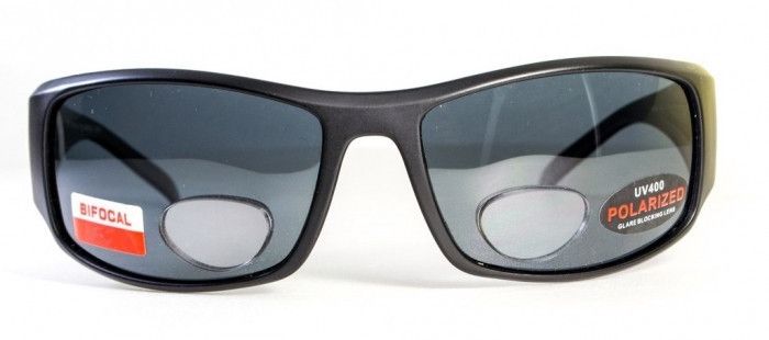 Картинка Бифокальные очки с поляризацией BluWater BIFOCAL 1 Gray +2,5 (4БИФ1-20П25) 4БИФ1-20П25 - Поляризационные очки BluWater