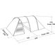 Картинка Палатка 3 местная для рыбалки Easy Camp Galaxy 300 Rustic Green (928901) 928901 - Кемпинговые палатки Easy Camp