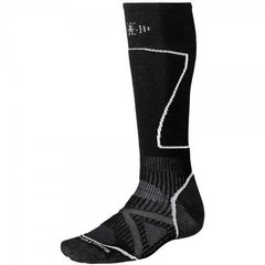 Зображення Шкарпетки чоловічі мериносові Smartwool PhD Ski Medium Black, р.S (SW SW006.001-S) SW SW006.001-S - Гірськолижні шкарпетки Smartwool