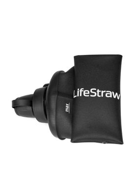 Зображення Пляшка-фільтр для води LifeStraw Peak Squeeze, 650 мл, Dark Mountain Gray (LSW LSPSFMLGRWW) LSW LSPSFMLGRWW - Фільтри для води LifeStraw