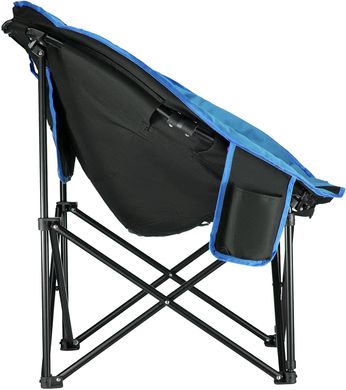 Картинка Шезлонг KingCamp Moon Leisure Chair KC3816 Black/Blue KC3816 Black/Blue - Шезлонги King Camp