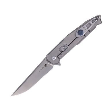 Картинка Нож складной карманный Ruike M108-TZ (Frame lock, 88/210 мм, сірий) M108-TZ - Ножи Ruike
