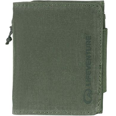 Картинка Нейлоновый кошелек с зашитой карт Lifeventure RFID Tri-Fold Wallet olive (68283) 68283 - Кошельки Lifeventure