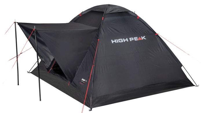 Картинка Палатка High Peak Beaver 3 Black (10320) 929533 - Туристические палатки High Peak