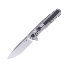 Картинка Нож складной карманный Ruike M875-TZ (Frame lock, 89/208 мм, сірий) M875-TZ - Ножи Ruike