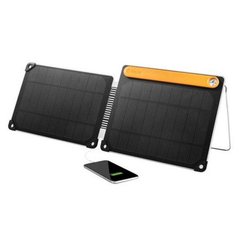 Зображення Сонячна батарея (сонячний зарядний пристрій) Biolite SolarPanel 10W с аккумулятором 3000 mAh (BLT SPC1001) Black/Orange BLT SPC1001 - Зарядні пристрої BioLite