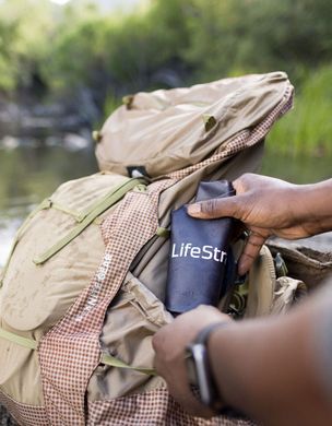 Зображення Фільтр для води LifeStraw Peak Gravity, 3 л, Mountain Blue (LSW LSPSF3MBWW) LSW LSPSF3MBWW - Фільтри для води LifeStraw