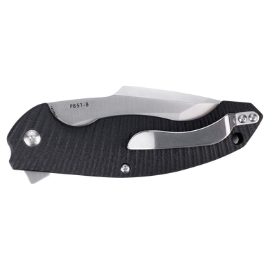 Картинка Нож складной туристический Ruike P851-B (Liner Lock, 89/206 мм, сірий) P851-B - Ножи Ruike