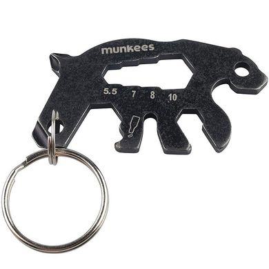 Картинка Брелок-мультиинструмент Munkees Keychain Tool Bear (2536) 2536-BK - Мультитулы Munkees