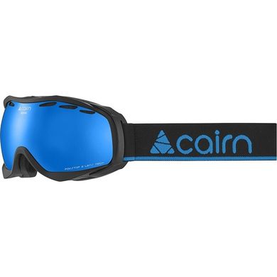 Зображення Мужская маска для лыж и сноуборда Cairn Alpha SPX3 black-blue mirror(0580851-8202) 0580851-8202 - Маски гірськолижні Cairn