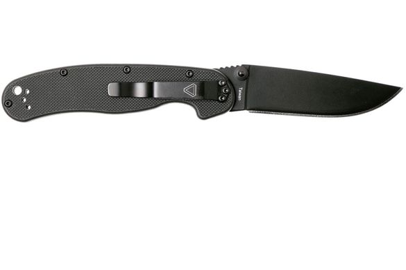 Зображення Ніж складаний кишеньковий Ontario RAT II BP Black 8861 (Liner Lock, 76/178 мм, чорний) 8861 - Ножі Ontario