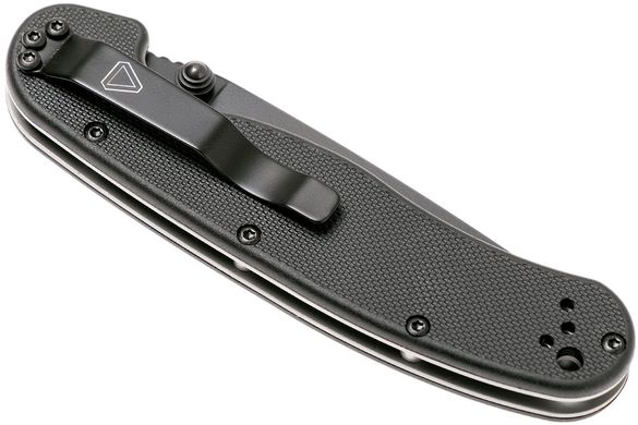 Картинка Нож складной карманный Ontario RAT II BP Black 8861 (Liner Lock, 76/178 мм, чорний) 8861 - Ножи Ontario