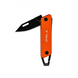 Зображення Розкладний туристичний ніж True Utility Modern Keychain Knife, Orange/Natralock (TR TU7061N) TR TU7061N - Ножі True Utility