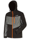 Картинка Куртка мембранная ветрозащитная Norfin VECTOR (черно-серый, PL-70%, PU-30%, р.L) 418003-L 418003-L - Куртки и кофты Norfin