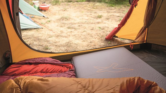 Зображення Коврик самонадувающийся Easy Camp Self-inflating Siesta Mat Single 3 cm Grey (928956) 928956 - Самонадувні килимки Easy Camp