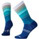 Зображення Шкарпетки жіночі мериносові Smartwool Sulawesi Stripe Dark Blue Heather, р.M (SW SW560.503-M) SW SW560.503-M - Повсякденні шкарпетки Smartwool