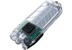 Картинка Фонарь-брелок наключный Nitecore TUBE v2.0 (1 LED, 55 люмен, 2 режима, USB), прозрачный 6-1147_V2_transpar   раздел Наключные фонари