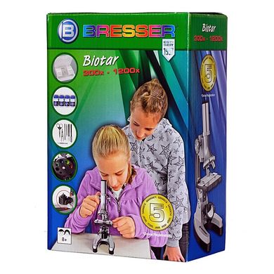 Картинка Микроскоп Bresser Junior Biotar CLS 300x-1200x (914847) 914847 - Микроскопы Bresser
