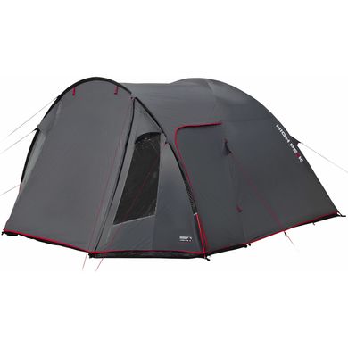Картинка Палатка кемпинговая 5 местная High Peak Tessin 5 Dark Grey/Red (925412) 925412 - Кемпинговые палатки High Peak