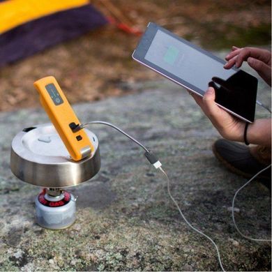 Картинка Чайник с зарядкой USB (10w) Biolite KettleCharge 0.75 L (BLT PGA) Silver/Orange BLT PGA - Кастрюли и чайники для походов BioLite