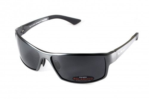 Картинка Поляризационные очки BluWater ALUMINATION 1 Gunmetal Gray (4АЛЮМ1-Г20П) 4АЛЮМ1-Г20П - Поляризационные очки BluWater