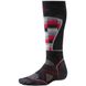 Зображення Шкарпетки чоловічі мериносові Smartwool PhD Ski Medium Pattern Black/Red, р.L (SW SW018.626-L) SW SW018.626-L - Гірськолижні шкарпетки Smartwool